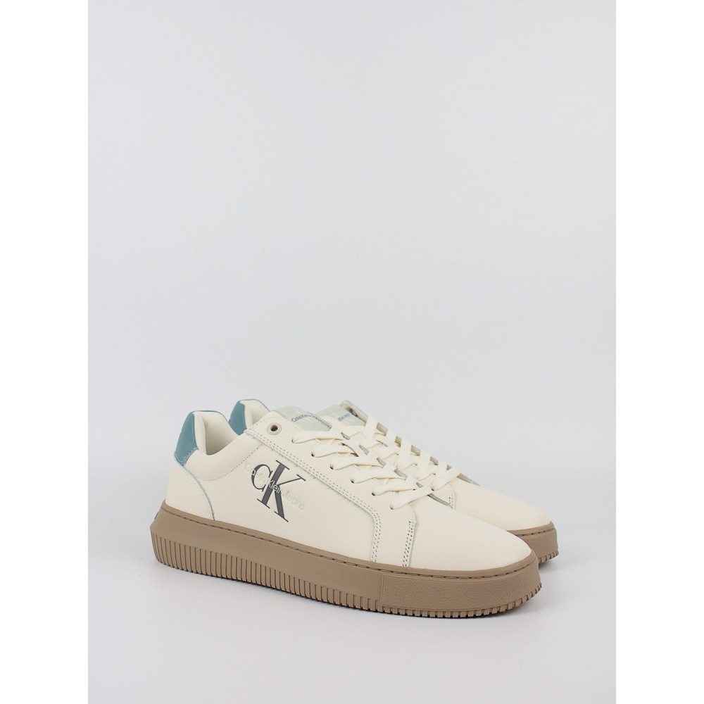 Ανδρικά Sneaker Calvin KLein Chunky Cupsole Monologo YM0YM00681-0K9 Μπεζ