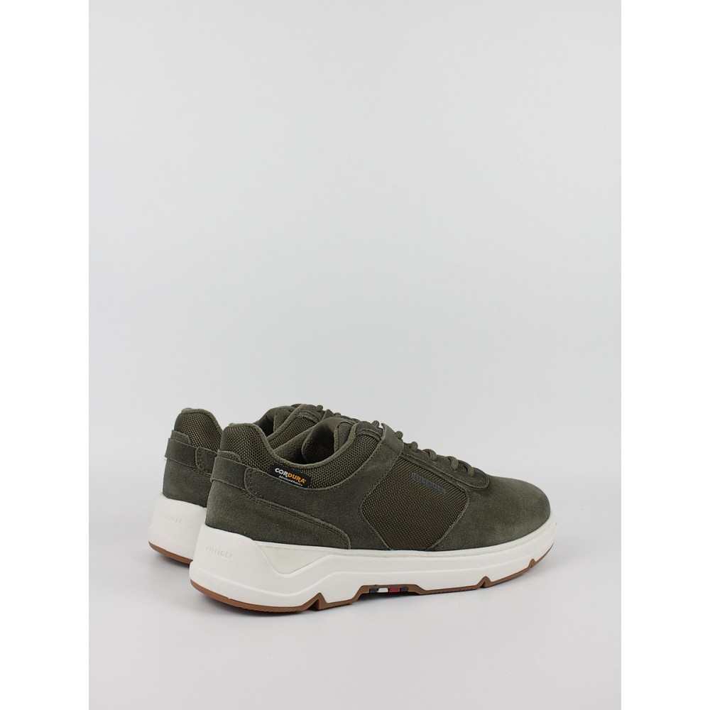 Ανδρικά Sneaker Tommy Hilfiger Core W Mix Cordura Hybrid Shoe FM0FM04935-RBN Χακί