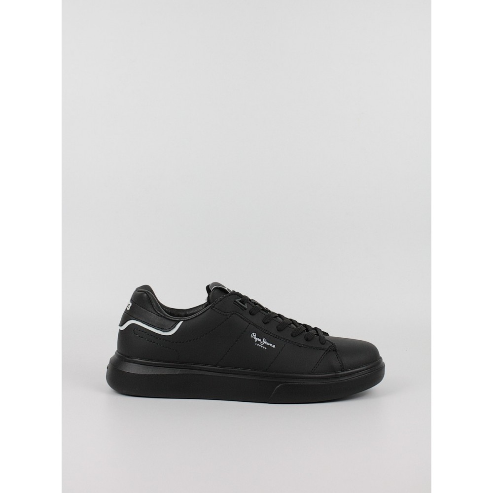 Men Sneaker Pepe Jeans London Eaton Basic PMS30981-999 Black