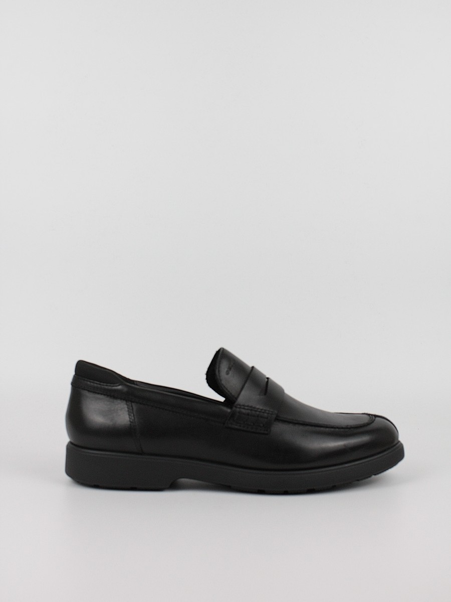 Ανδρικό Loafer Geox Spherica EC11 U25EMB 00043 C9999 Μαύρο