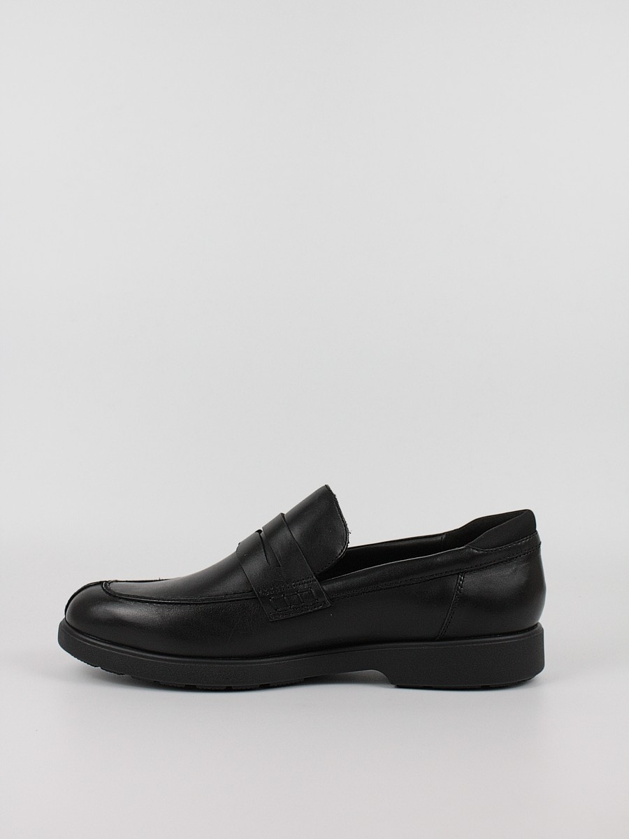 Ανδρικό Loafer Geox Spherica EC11 U25EMB 00043 C9999 Μαύρο