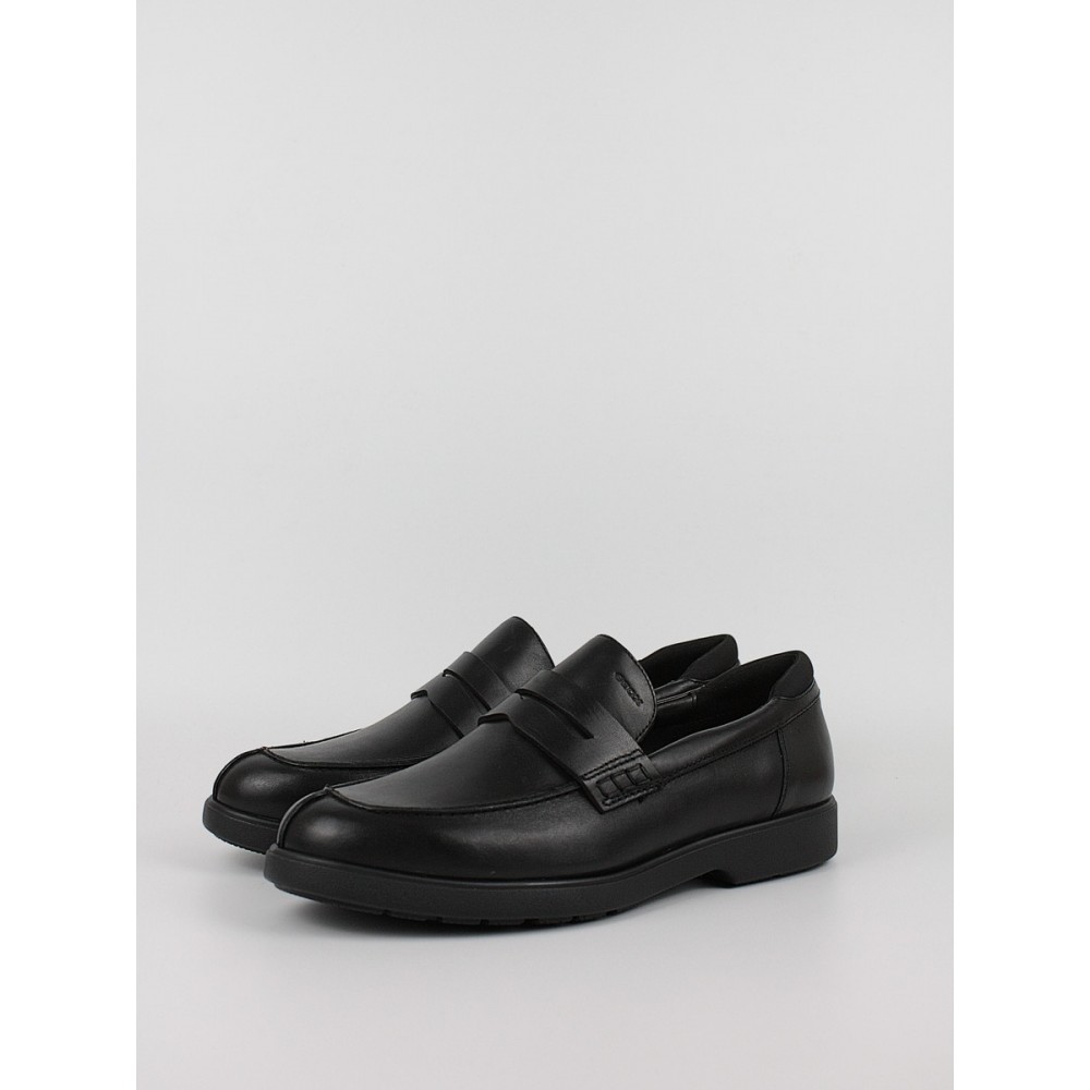 Ανδρικό Loafer Geox Spherica EC11 U25EMB 00043 C9999 Μαύρο