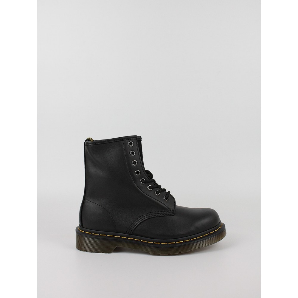 Women Boots Dr Martens 1460 Smooth Leather Lace Up Boots Black