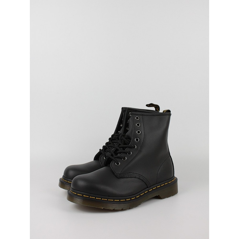 Women Boots Dr Martens 1460 Smooth Leather Lace Up Boots Black