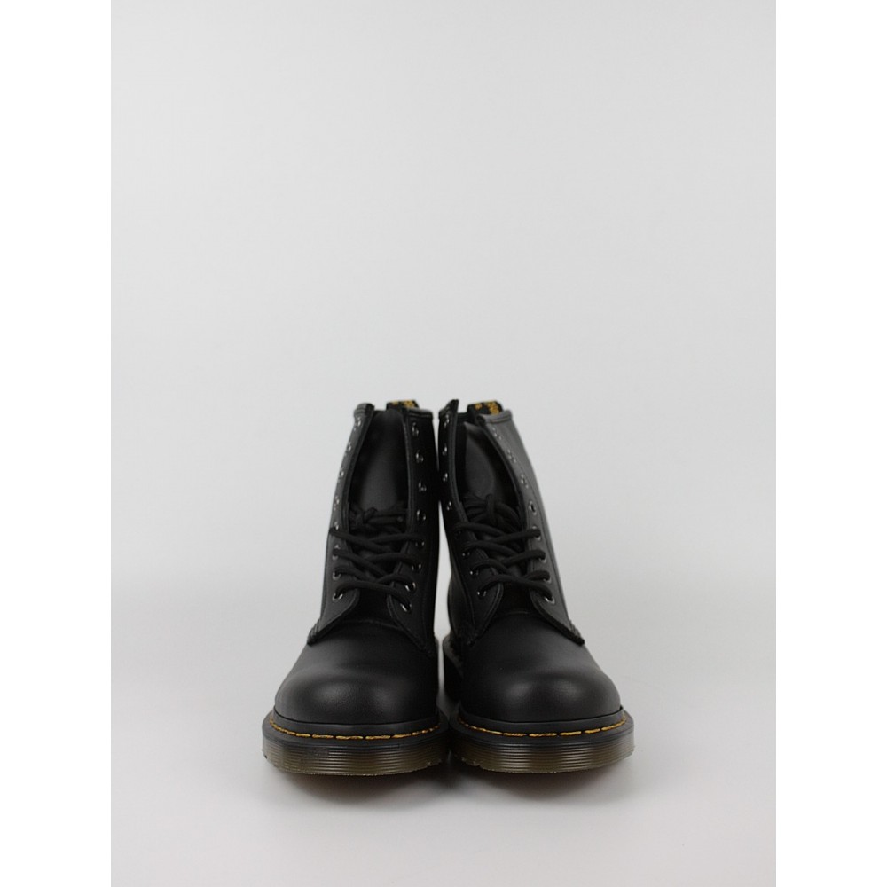 Women Boots Dr Martens 1460 Smooth Leather Lace Up Boots Black