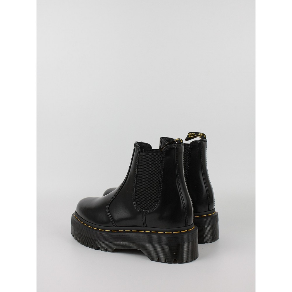 Women Boots Dr Martens 2976 Quad Smooth Leather Platform Chelsea Boots Black Women Boots Dr Martens 2976 Quad Smooth Leather Platform Chelsea Boots Black