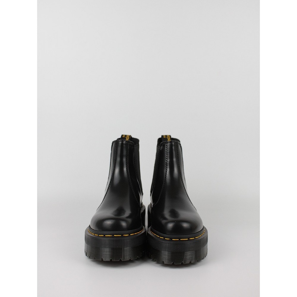 Γυναικείο Αρβυλάκι Dr Martens 2976 Quad Smooth Leather Platform Chelsea Boots Μαύρο