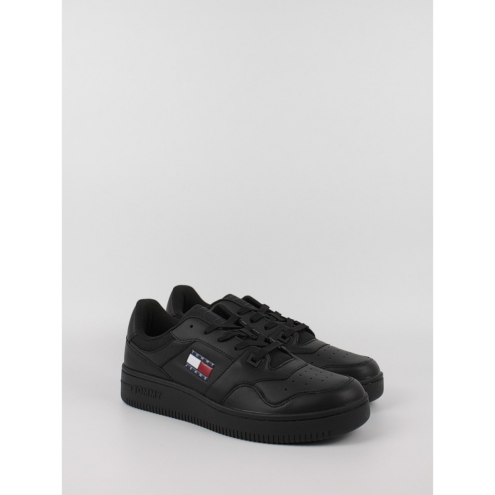 Ανδρικά Sneaker Tommy Hilfiger Tommy Jeans Retro Basket EM0EM00955-0GK Μαύρο Ανδρικά Sneaker Tommy Hilfiger Tommy Jeans Retro Basket EM0EM00955-0GK Μαύρο