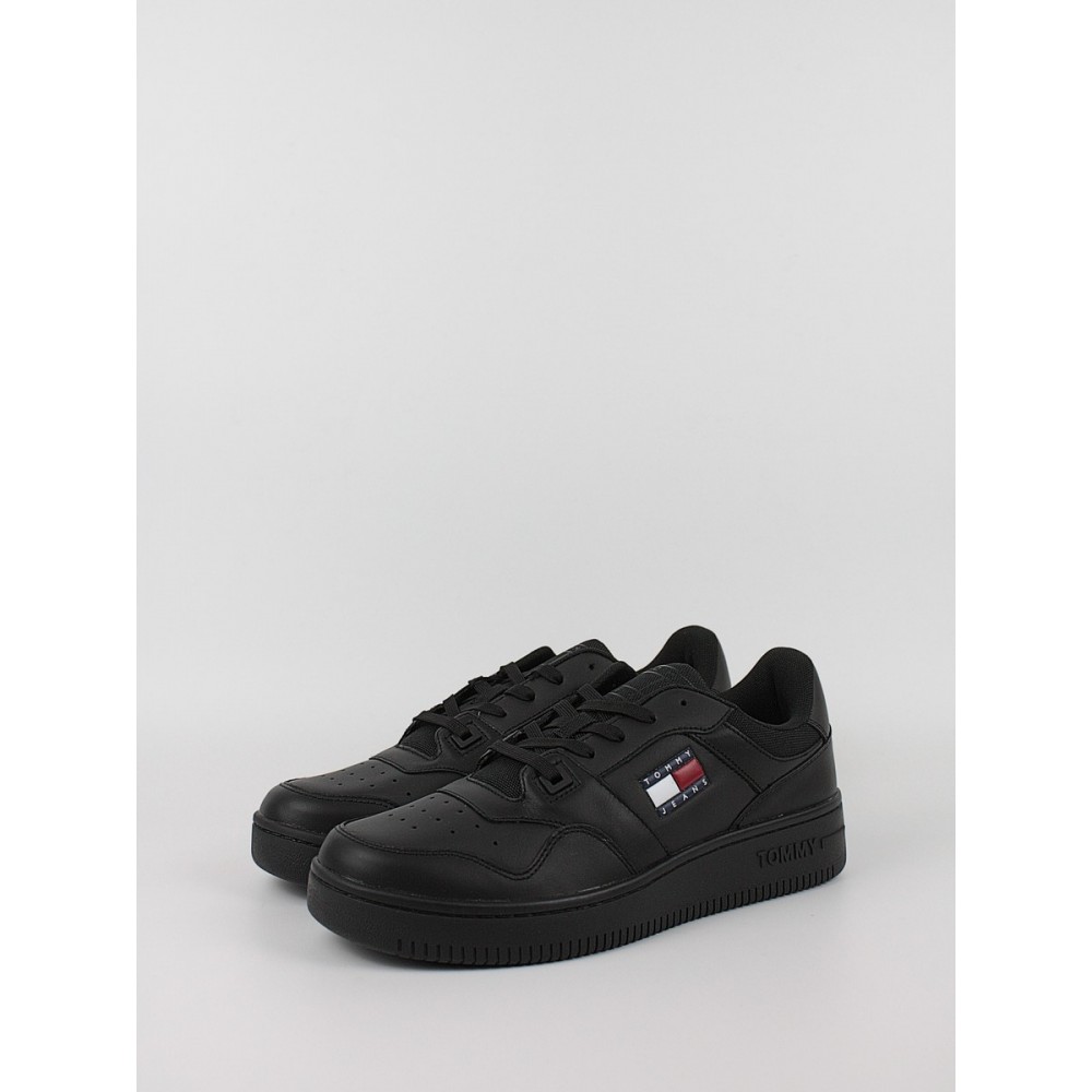 Ανδρικά Sneaker Tommy Hilfiger Tommy Jeans Retro Basket EM0EM00955-0GK Μαύρο Ανδρικά Sneaker Tommy Hilfiger Tommy Jeans Retro Basket EM0EM00955-0GK Μαύρο