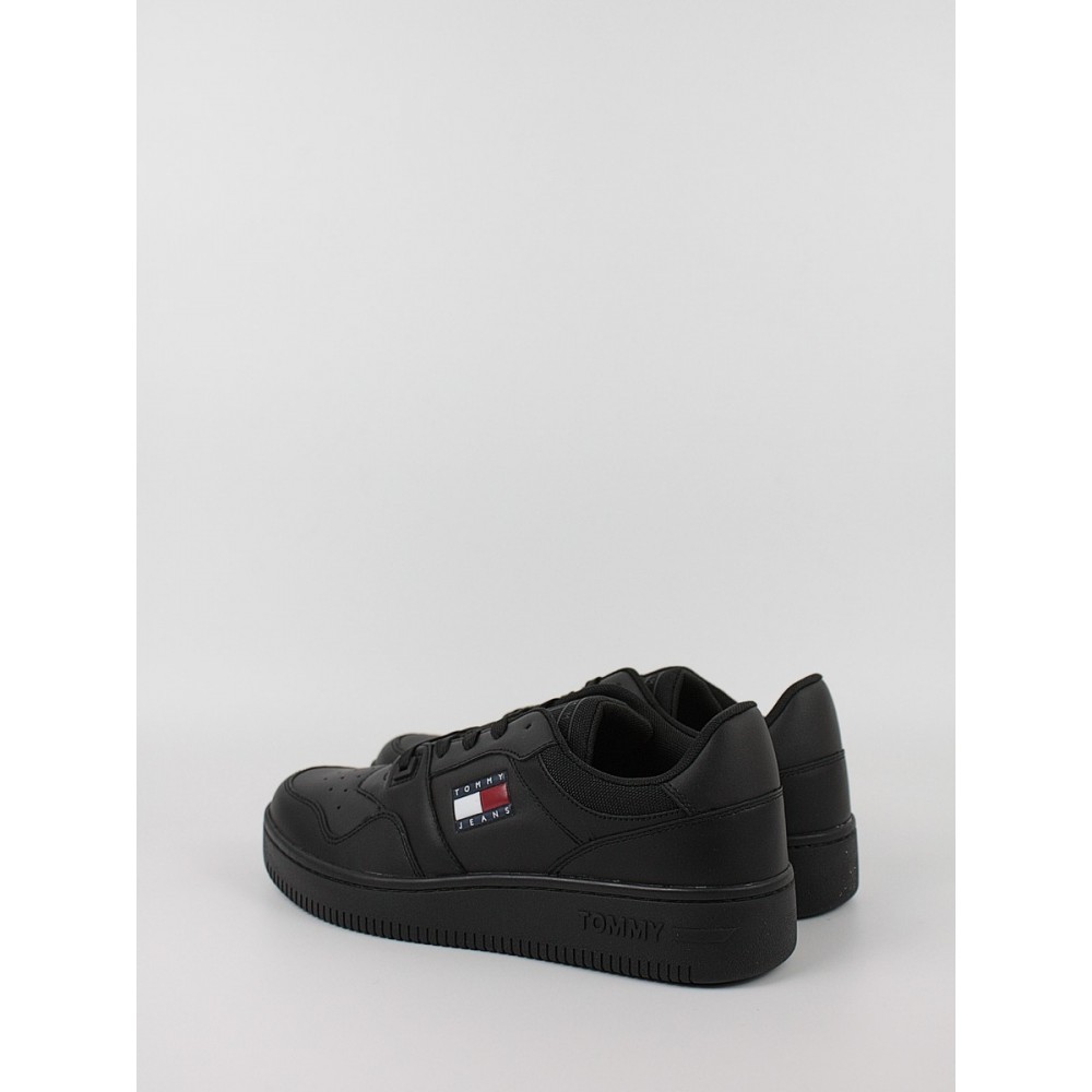 Ανδρικά Sneaker Tommy Hilfiger Tommy Jeans Retro Basket EM0EM00955-0GK Μαύρο