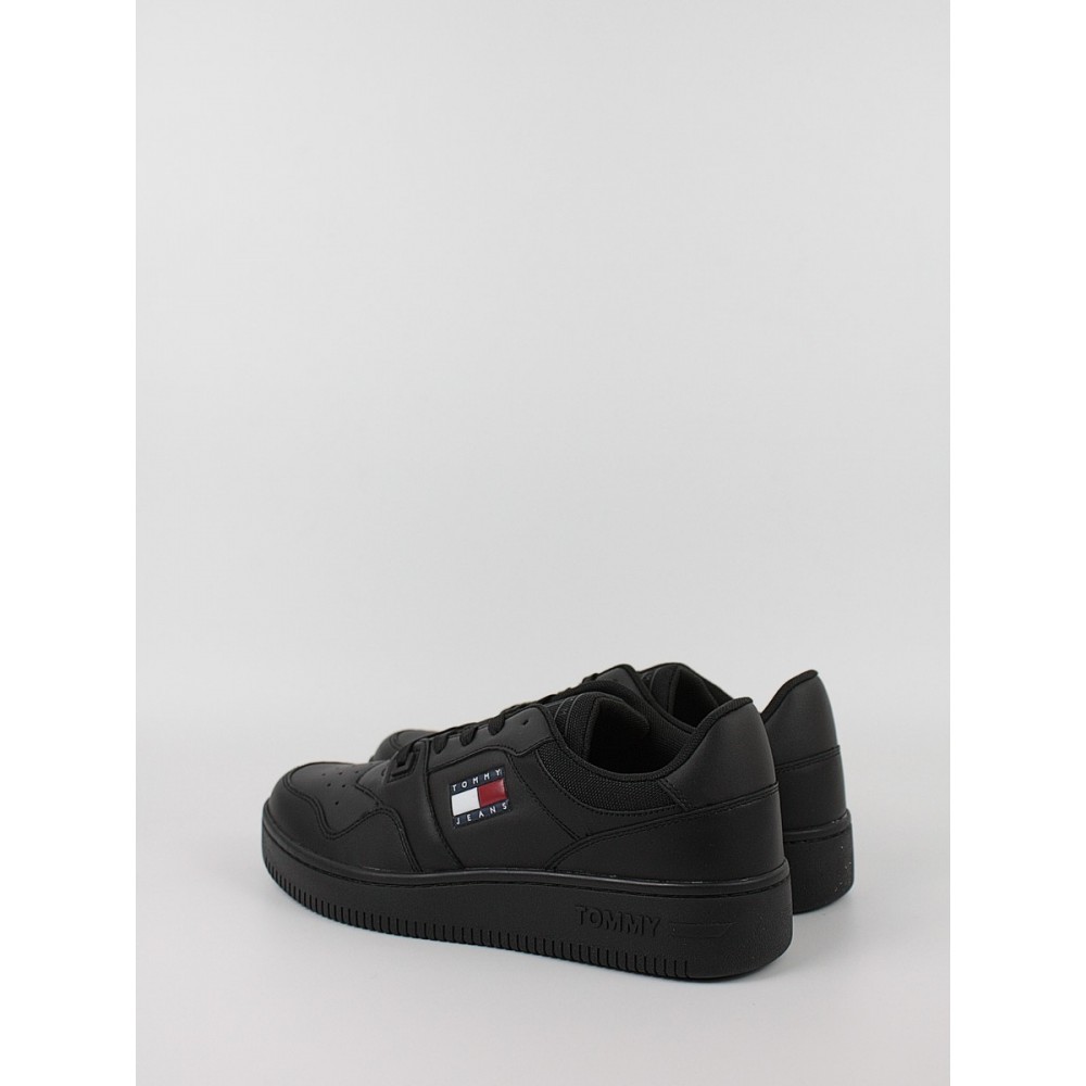 Ανδρικά Sneaker Tommy Hilfiger Tommy Jeans Retro Basket EM0EM00955-0GK Μαύρο Ανδρικά Sneaker Tommy Hilfiger Tommy Jeans Retro Basket EM0EM00955-0GK Μαύρο