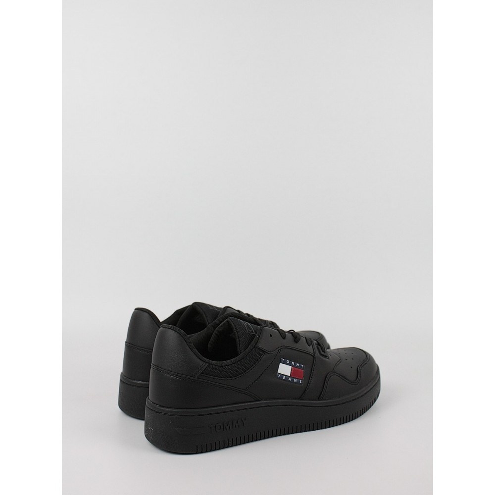 Ανδρικά Sneaker Tommy Hilfiger Tommy Jeans Retro Basket EM0EM00955-0GK Μαύρο Ανδρικά Sneaker Tommy Hilfiger Tommy Jeans Retro Basket EM0EM00955-0GK Μαύρο