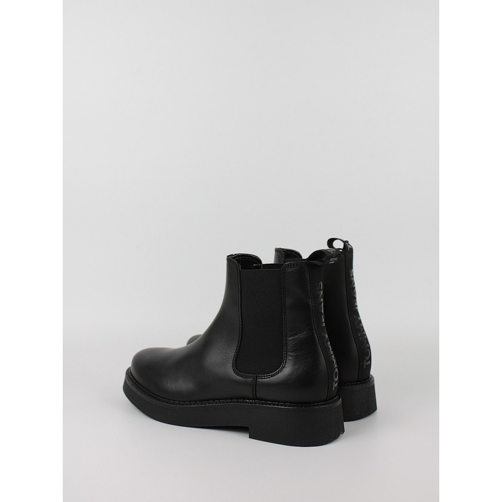 Γυναικεία Μποτάκι Tommy Hilfiger Tjw Chelsea Flat Boot EN0EN02311-BDS Μαύρο