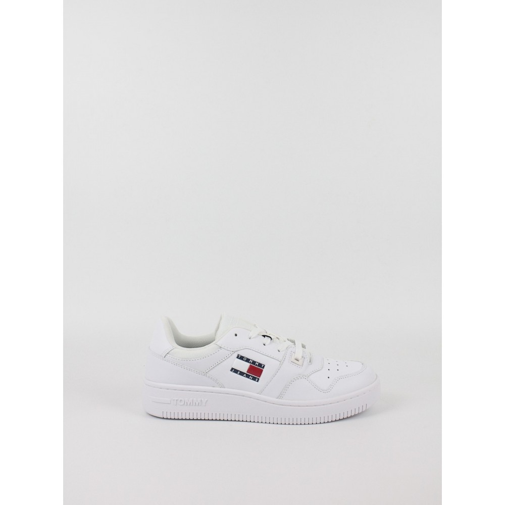 Γυναικεία Sneaker Tommy Hilfiger Tjw Retro Basket Essential EN0EN02434-YBR Ασπρο