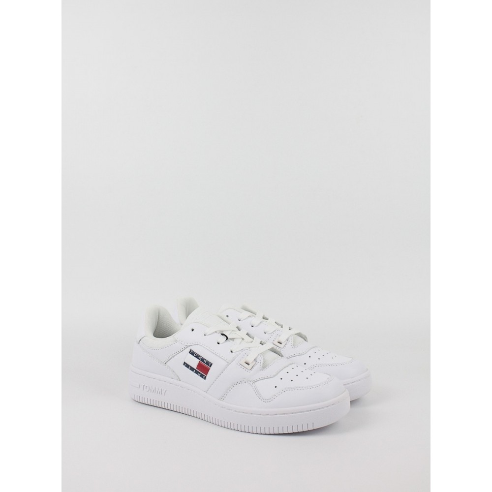Γυναικεία Sneaker Tommy Hilfiger Tjw Retro Basket Essential EN0EN02434-YBR Ασπρο Γυναικεία Sneaker Tommy Hilfiger Tjw Retro Basket Essential EN0EN02434-YBR Ασπρο