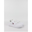 Γυναικεία Sneaker Tommy Hilfiger Tjw Retro Basket Essential EN0EN02434-YBR Ασπρο