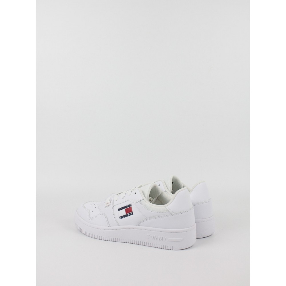 Γυναικεία Sneaker Tommy Hilfiger Tjw Retro Basket Essential EN0EN02434-YBR Ασπρο Γυναικεία Sneaker Tommy Hilfiger Tjw Retro Basket Essential EN0EN02434-YBR Ασπρο