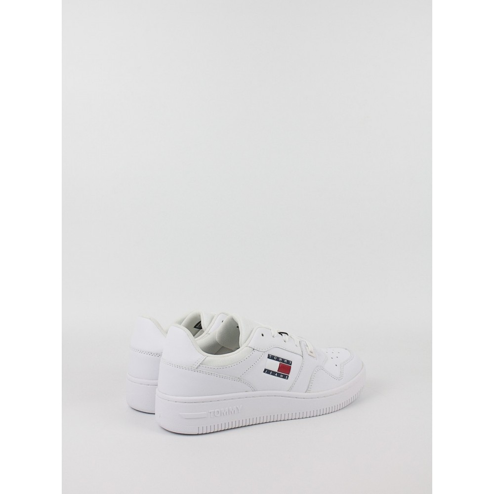 Γυναικεία Sneaker Tommy Hilfiger Tjw Retro Basket Essential EN0EN02434-YBR Ασπρο