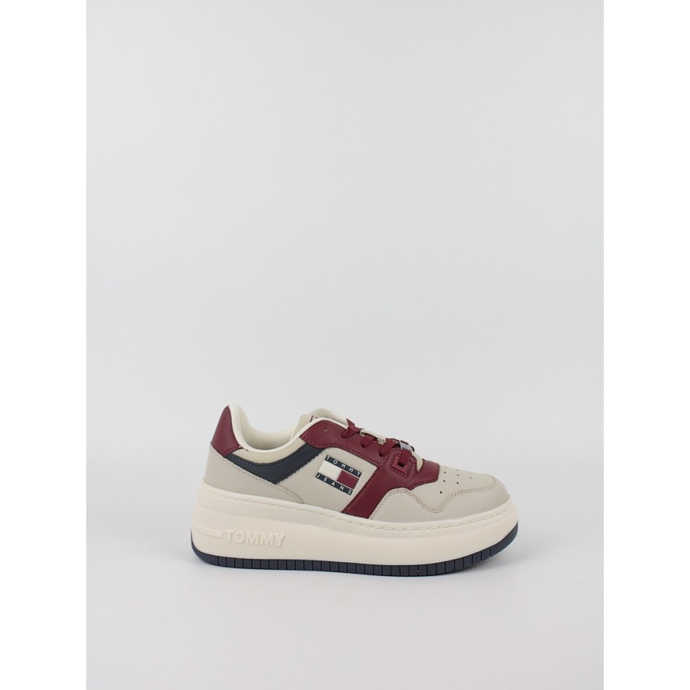 Γυναικεία Sneaker Tommy Hilfiger Tjw Retro Basket Flatform EN0EN02429-XJS Μπεζ