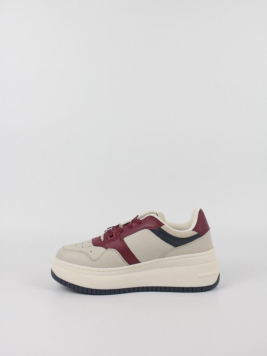 Γυναικεία Sneaker Tommy Hilfiger Tjw Retro Basket Flatform EN0EN02429-XJS Μπεζ