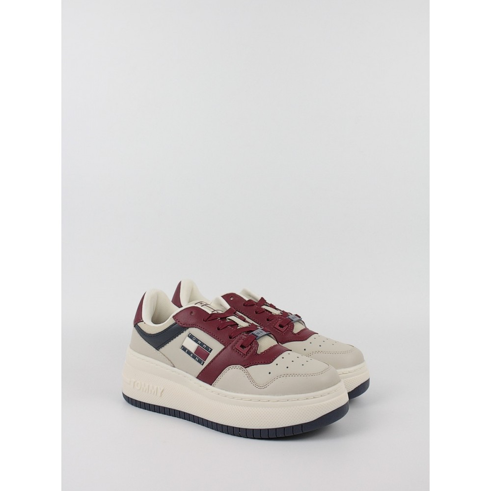 Γυναικεία Sneaker Tommy Hilfiger Tjw Retro Basket Flatform EN0EN02429-XJS Μπεζ Γυναικεία Sneaker Tommy Hilfiger Tjw Retro Basket Flatform EN0EN02429-XJS Μπεζ