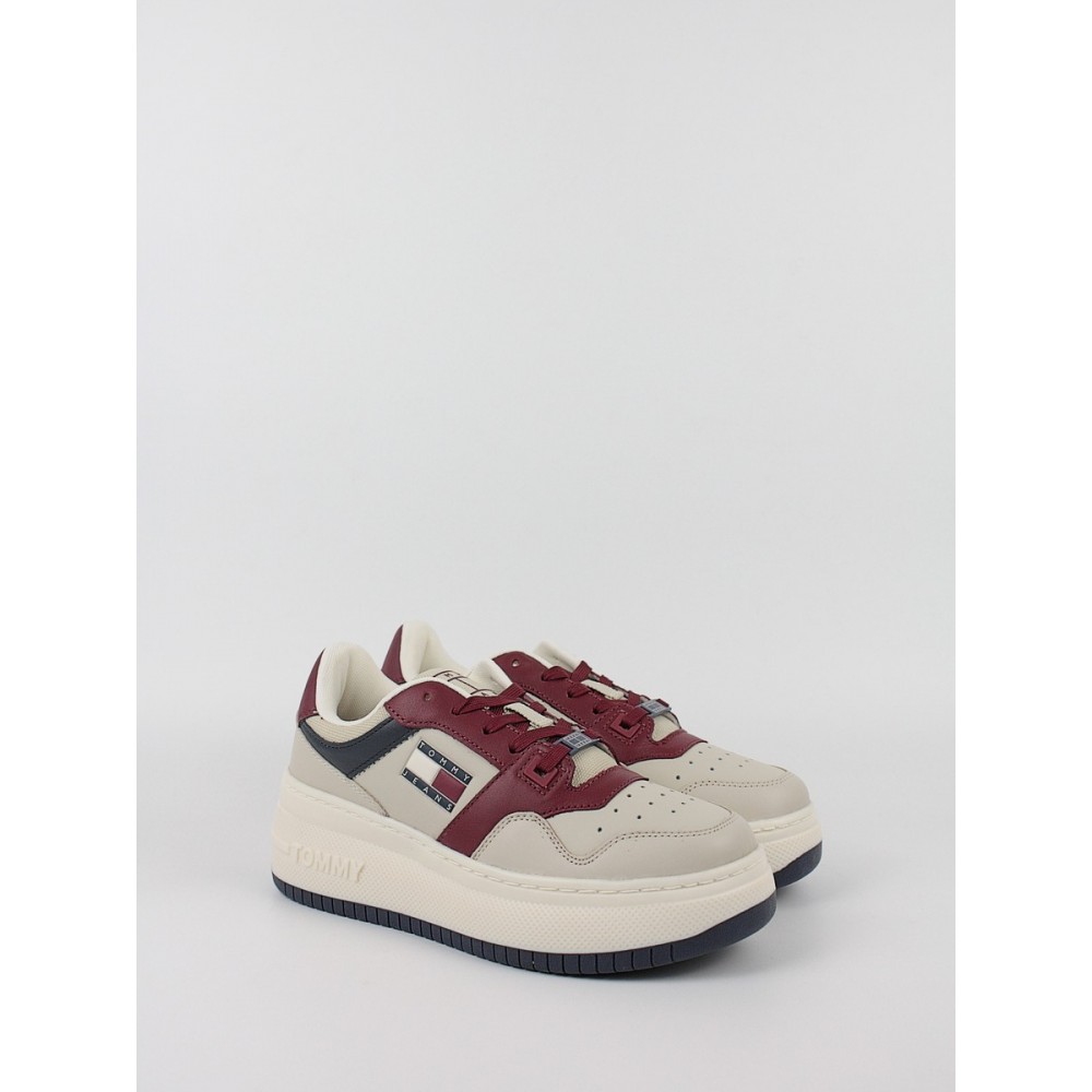 Γυναικεία Sneaker Tommy Hilfiger Tjw Retro Basket Flatform EN0EN02429-XJS Μπεζ