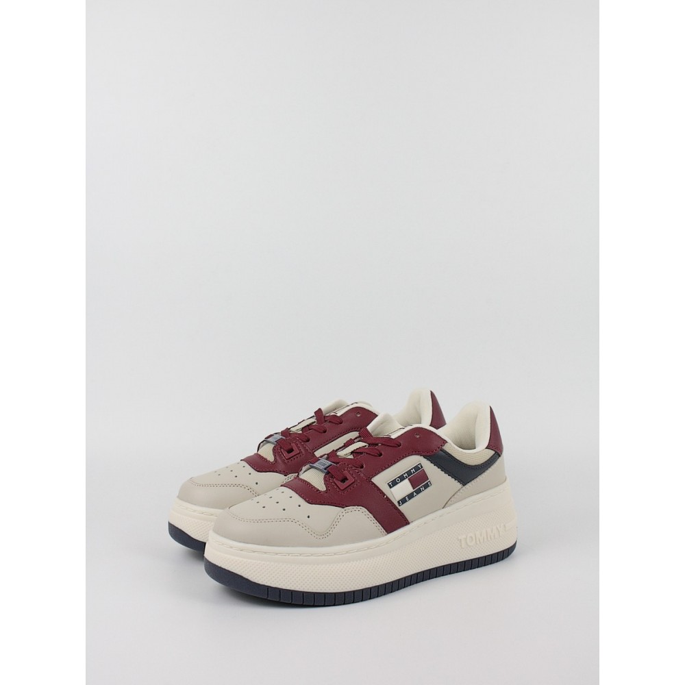 Γυναικεία Sneaker Tommy Hilfiger Tjw Retro Basket Flatform EN0EN02429-XJS Μπεζ Γυναικεία Sneaker Tommy Hilfiger Tjw Retro Basket Flatform EN0EN02429-XJS Μπεζ