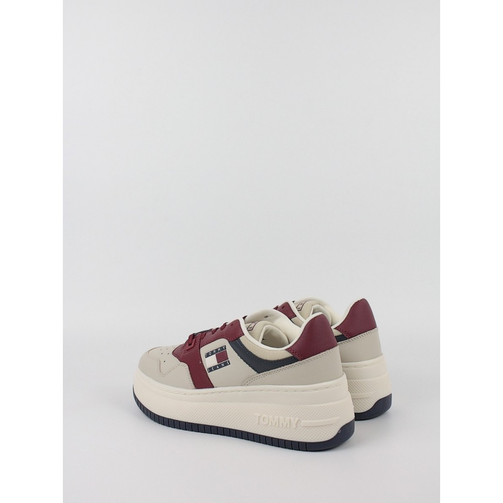 Γυναικεία Sneaker Tommy Hilfiger Tjw Retro Basket Flatform EN0EN02429-XJS Μπεζ Γυναικεία Sneaker Tommy Hilfiger Tjw Retro Basket Flatform EN0EN02429-XJS Μπεζ