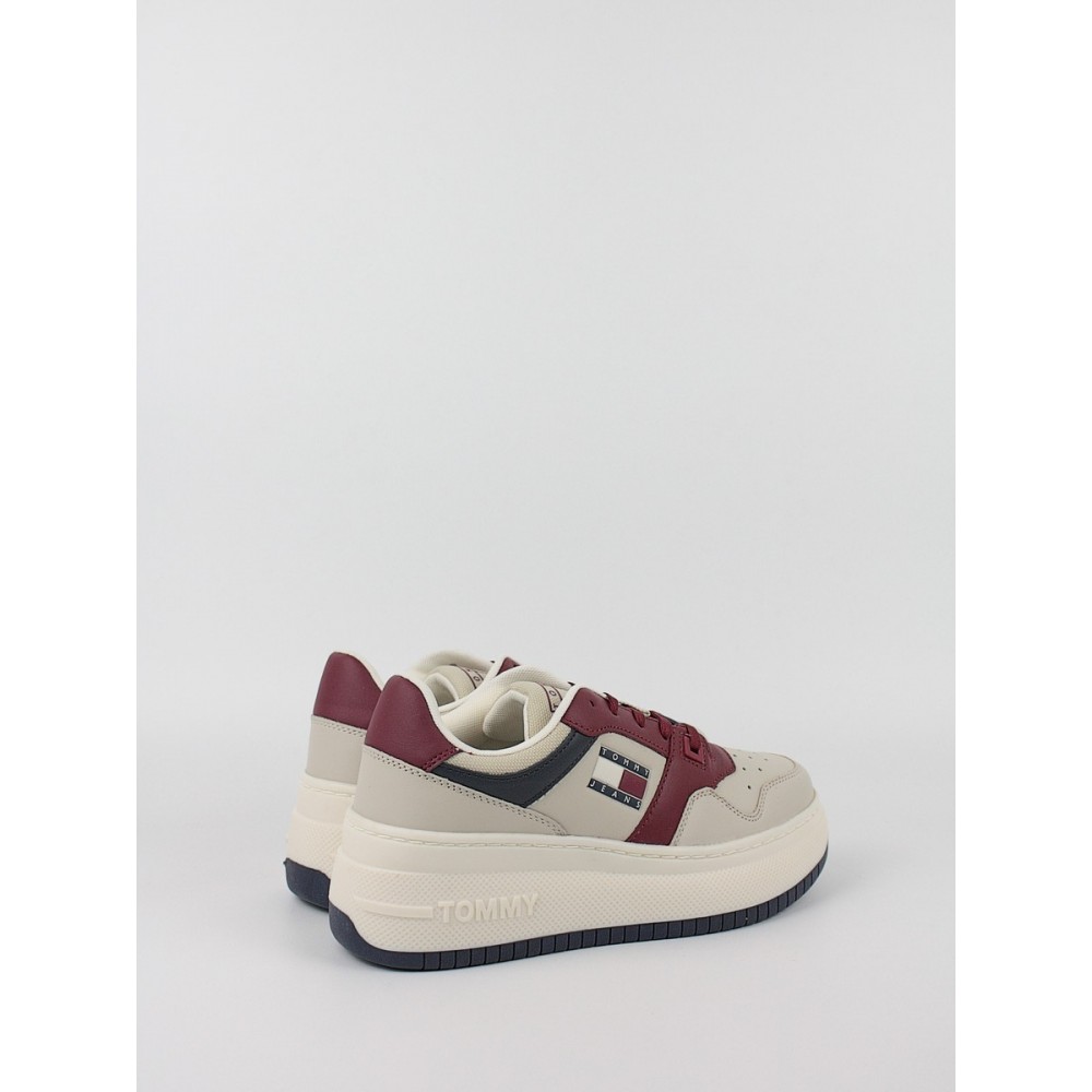 Women Sneaker Tommy Hilfiger Tjw Retro Basket Flatform EN0EN02429-XJS Biege