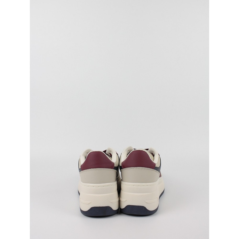 Γυναικεία Sneaker Tommy Hilfiger Tjw Retro Basket Flatform EN0EN02429-XJS Μπεζ Γυναικεία Sneaker Tommy Hilfiger Tjw Retro Basket Flatform EN0EN02429-XJS Μπεζ