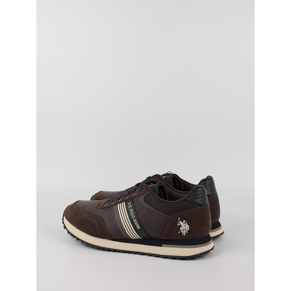 Ανδρικό Sneaker Us Polo Assn XIRIO001C-DBR Καφέ