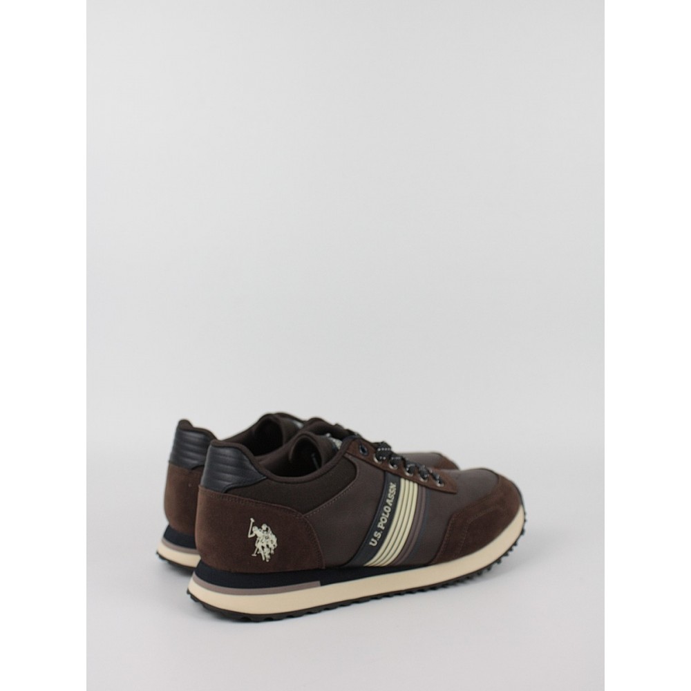 Ανδρικό Sneaker Us Polo Assn XIRIO001C-DBR Καφέ