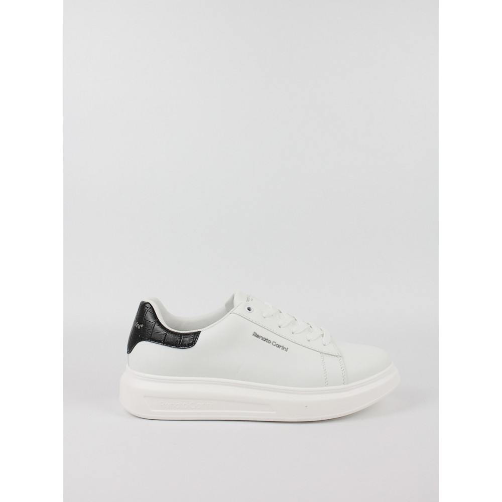 Ανδρικό Sneaker Renato Garini R5700720375N Ασπρο Ανδρικό Sneaker Renato Garini R5700720375N Ασπρο