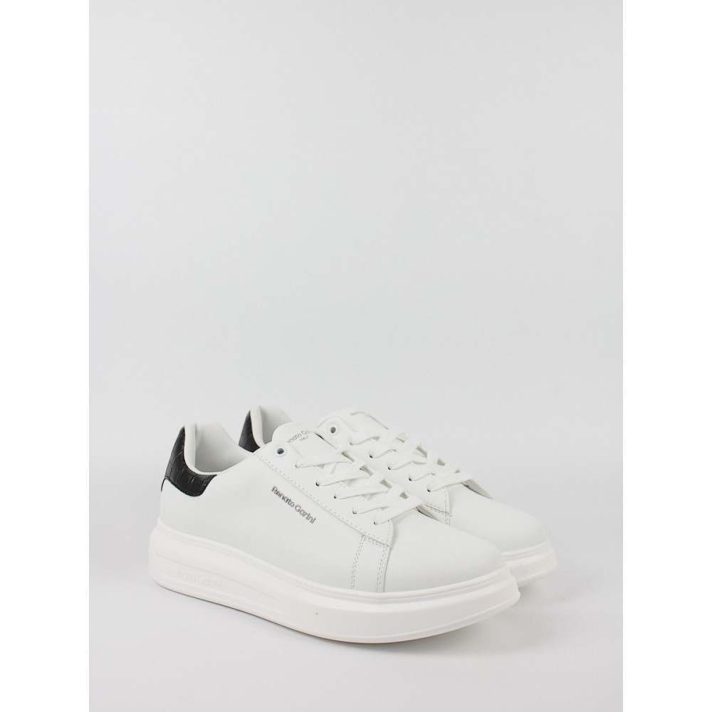 Ανδρικό Sneaker Renato Garini R5700720375N Ασπρο Ανδρικό Sneaker Renato Garini R5700720375N Ασπρο