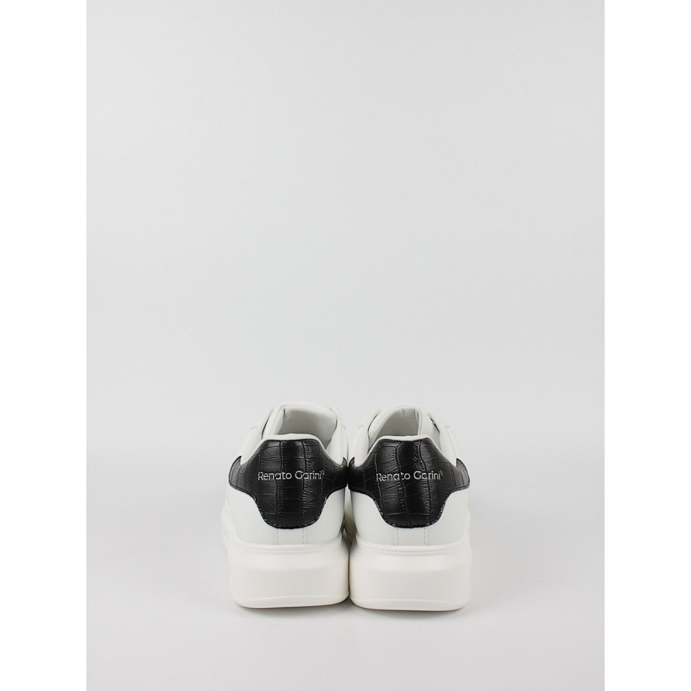 Ανδρικό Sneaker Renato Garini R5700720375N Ασπρο Ανδρικό Sneaker Renato Garini R5700720375N Ασπρο