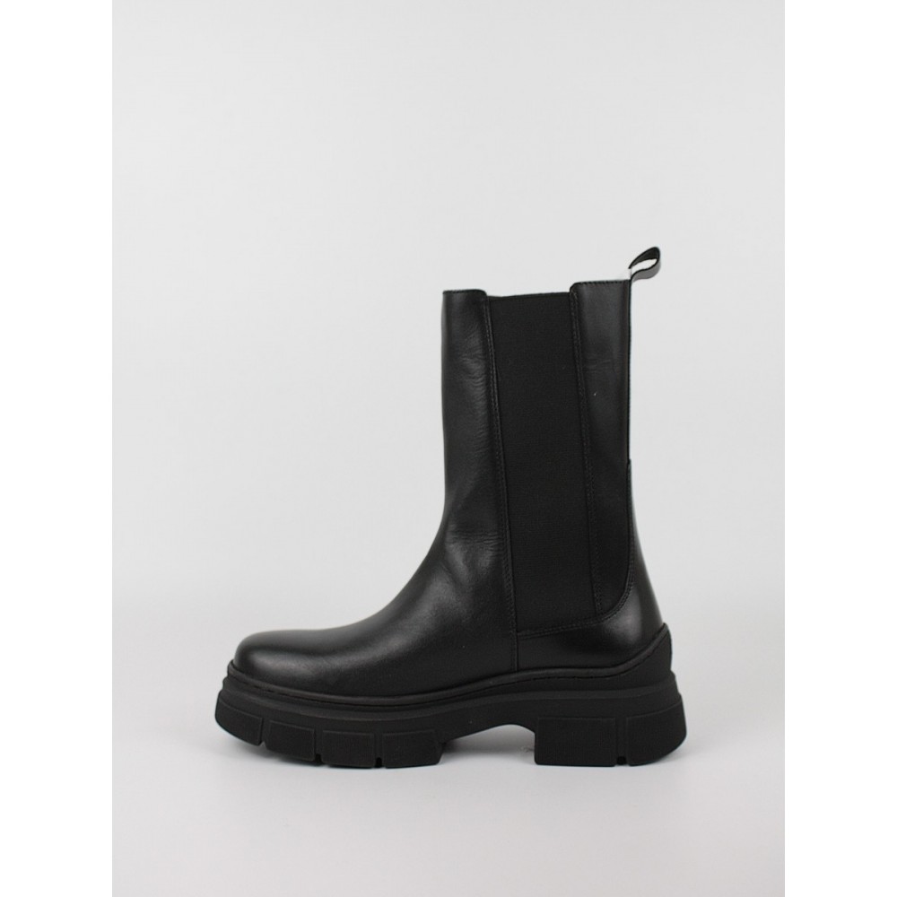 Γυναικεία Μποτάκι Tommy Hilfiger Essential Leather Chelsea Boot FW0FW07490-BDS Μαύρο