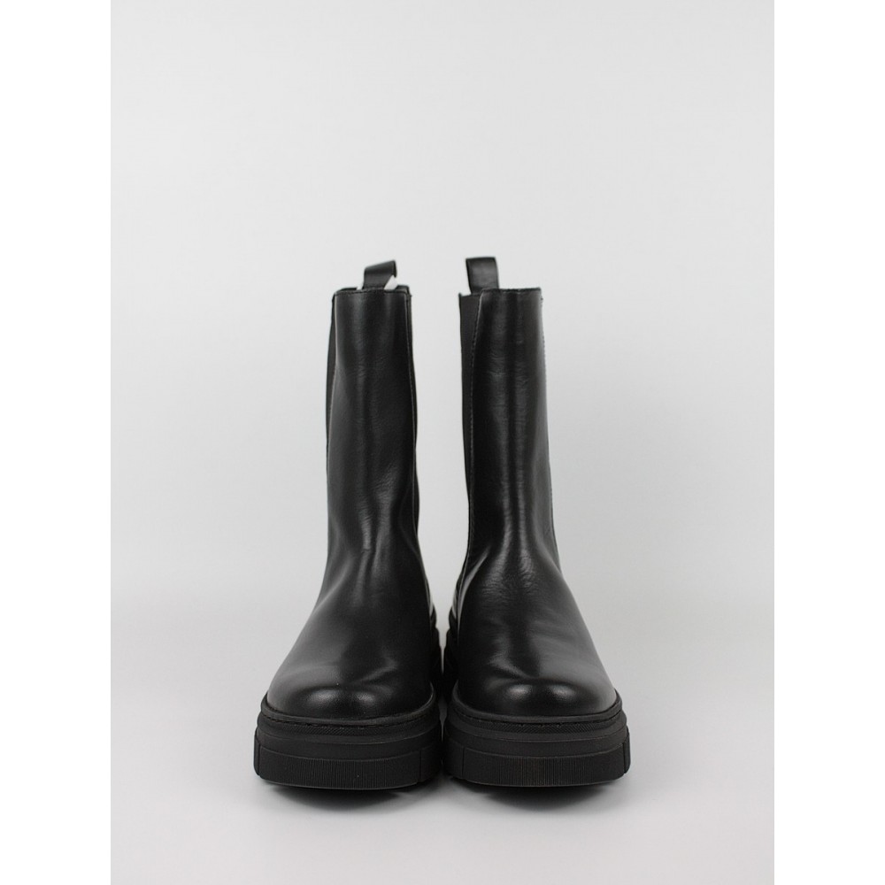 Γυναικεία Μποτάκι Tommy Hilfiger Essential Leather Chelsea Boot FW0FW07490-BDS Μαύρο