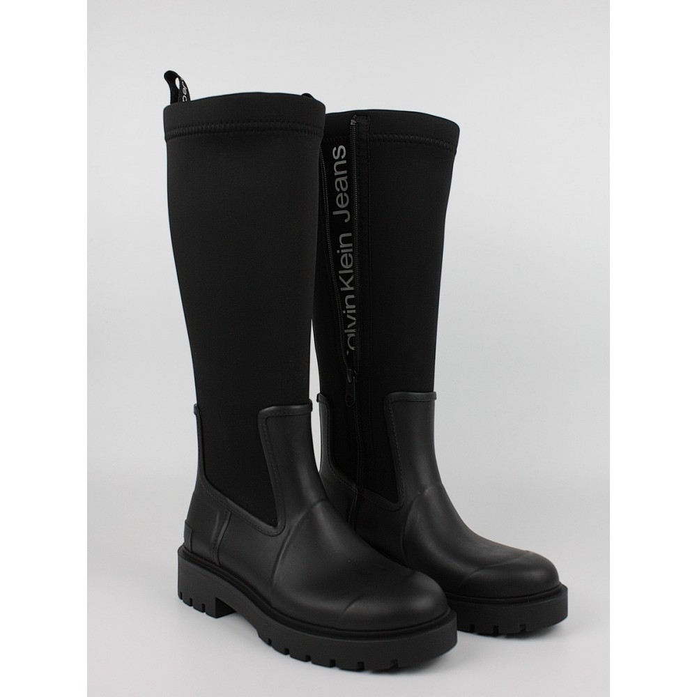 Γυναικεία Sneaker Calvin KLein High Rainboot Neopren YW0YW00838-BDS Μαύρο Γυναικεία Sneaker Calvin KLein High Rainboot Neopren YW0YW00838-BDS Μαύρο