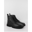 Ανδρικά Chelsea Μποτάκια Calvin KLein Eva Mid Laceup Boot Lth YM0YM00751-0GT Μαύρο