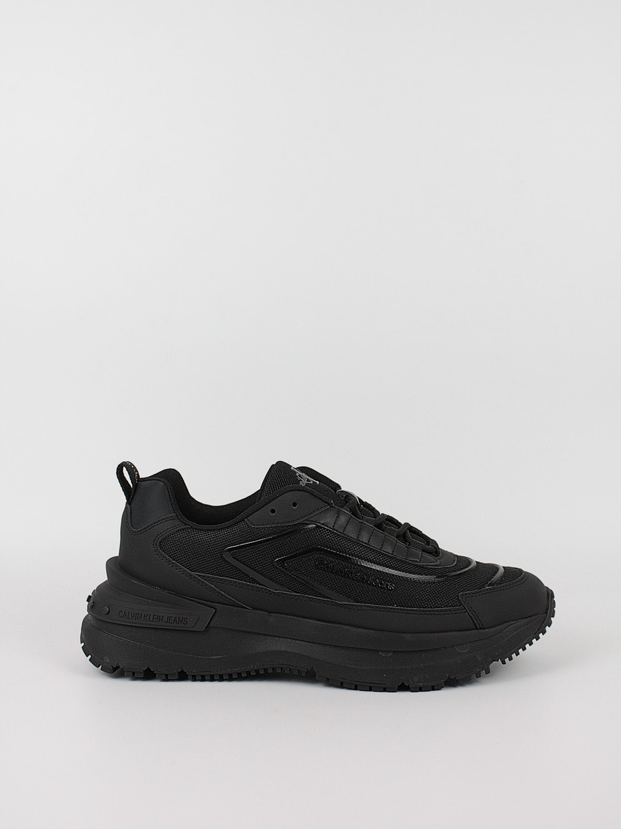 Ανδρικά Sneaker Calvin KLein Chunky Runner Low Laceup Refl YM0YM00777-0GT Μαύρο