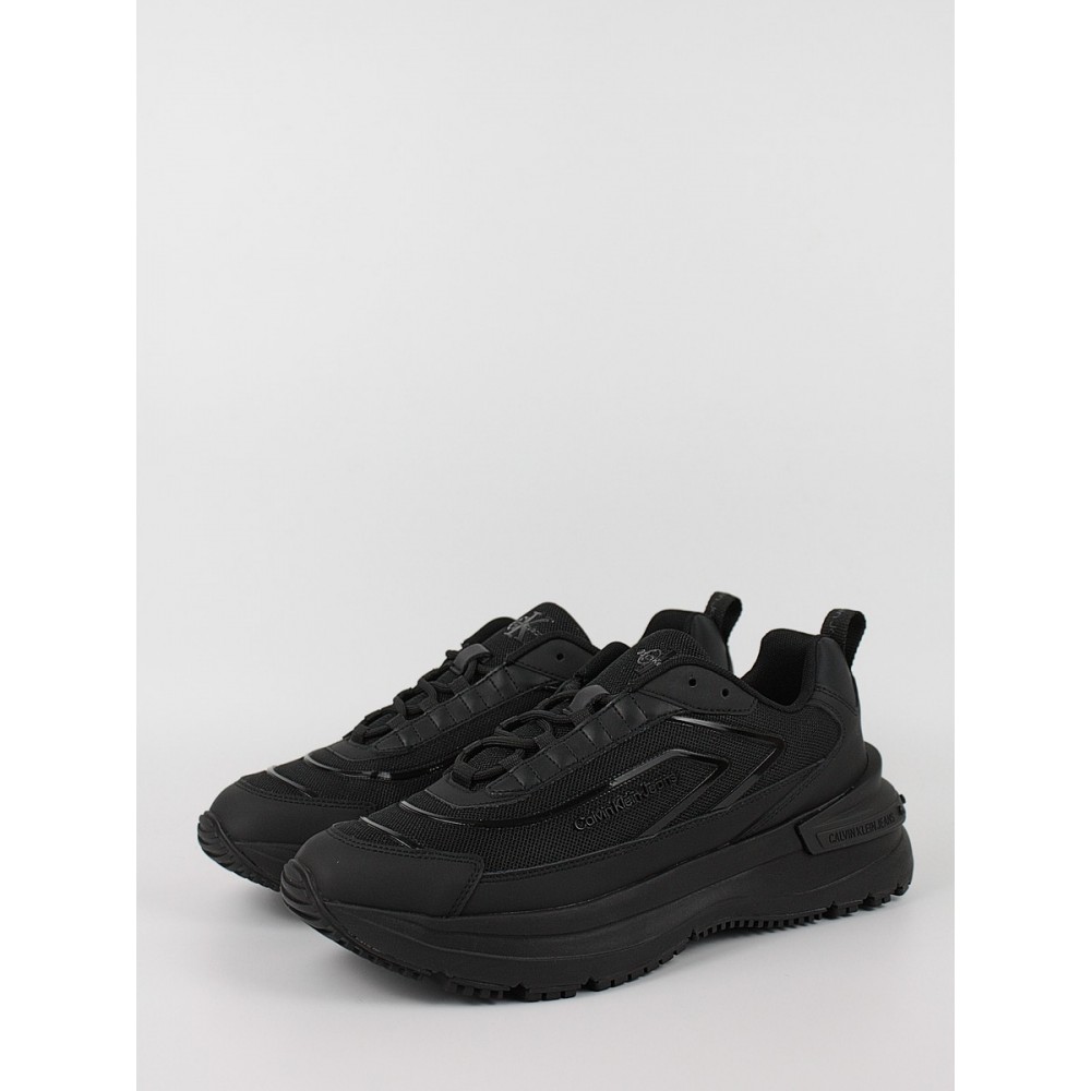 Men Sneaker Calvin KLein Chunky Runner Low Laceup Refl YM0YM00777-0GT Black