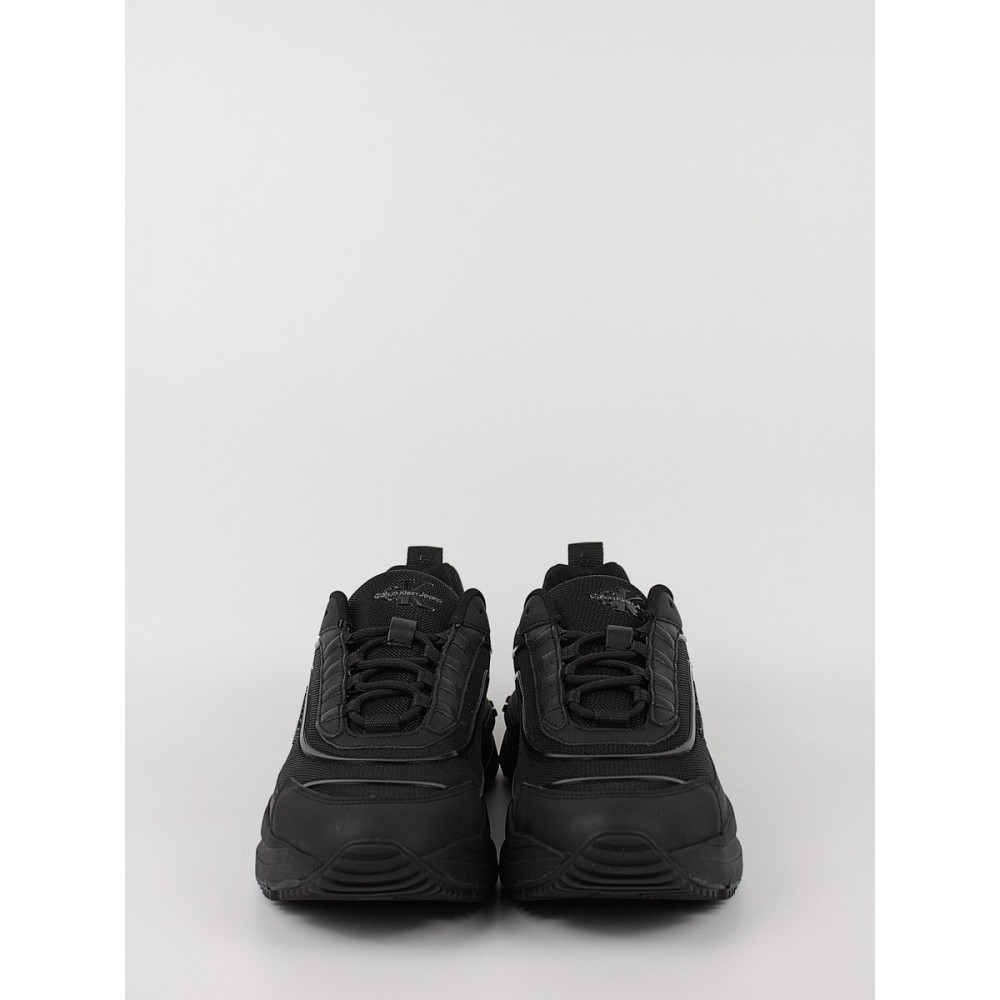 Men Sneaker Calvin KLein Chunky Runner Low Laceup Refl YM0YM00777-0GT Black