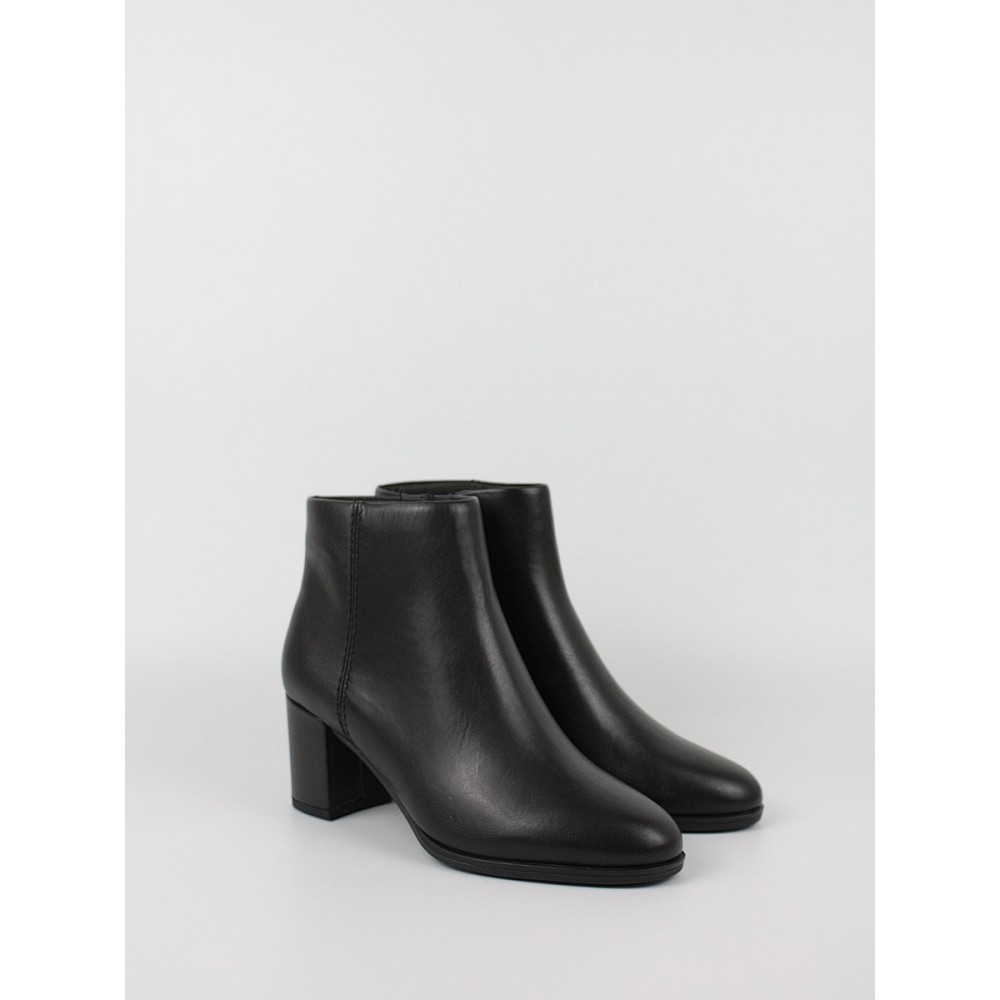 Women Bootie Clarks Freva55 Zip 26174797 Black Women Bootie Clarks Freva55 Zip 26174797 Black