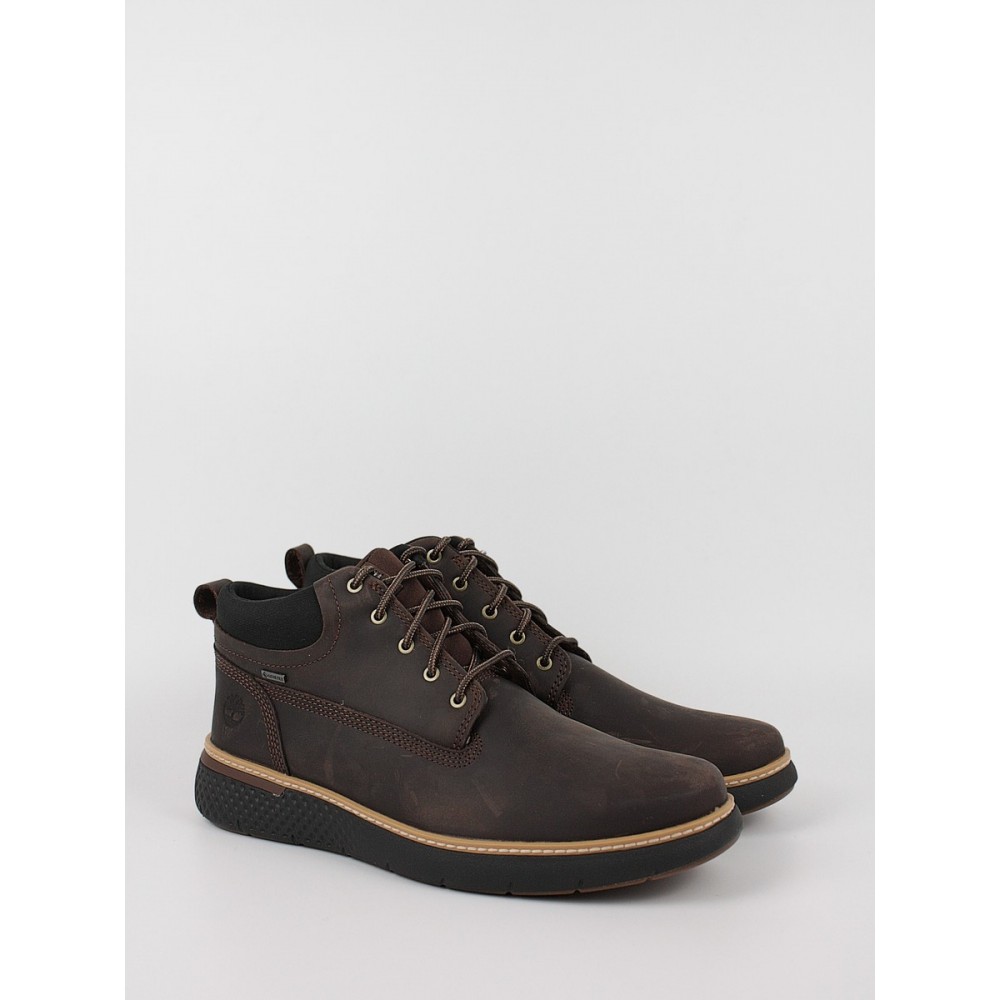 Ανδρικό Μποτάκι Timberland Cross Mark GoreTex Chukka Dkbrn TB0A1TQL9311 Καφέ