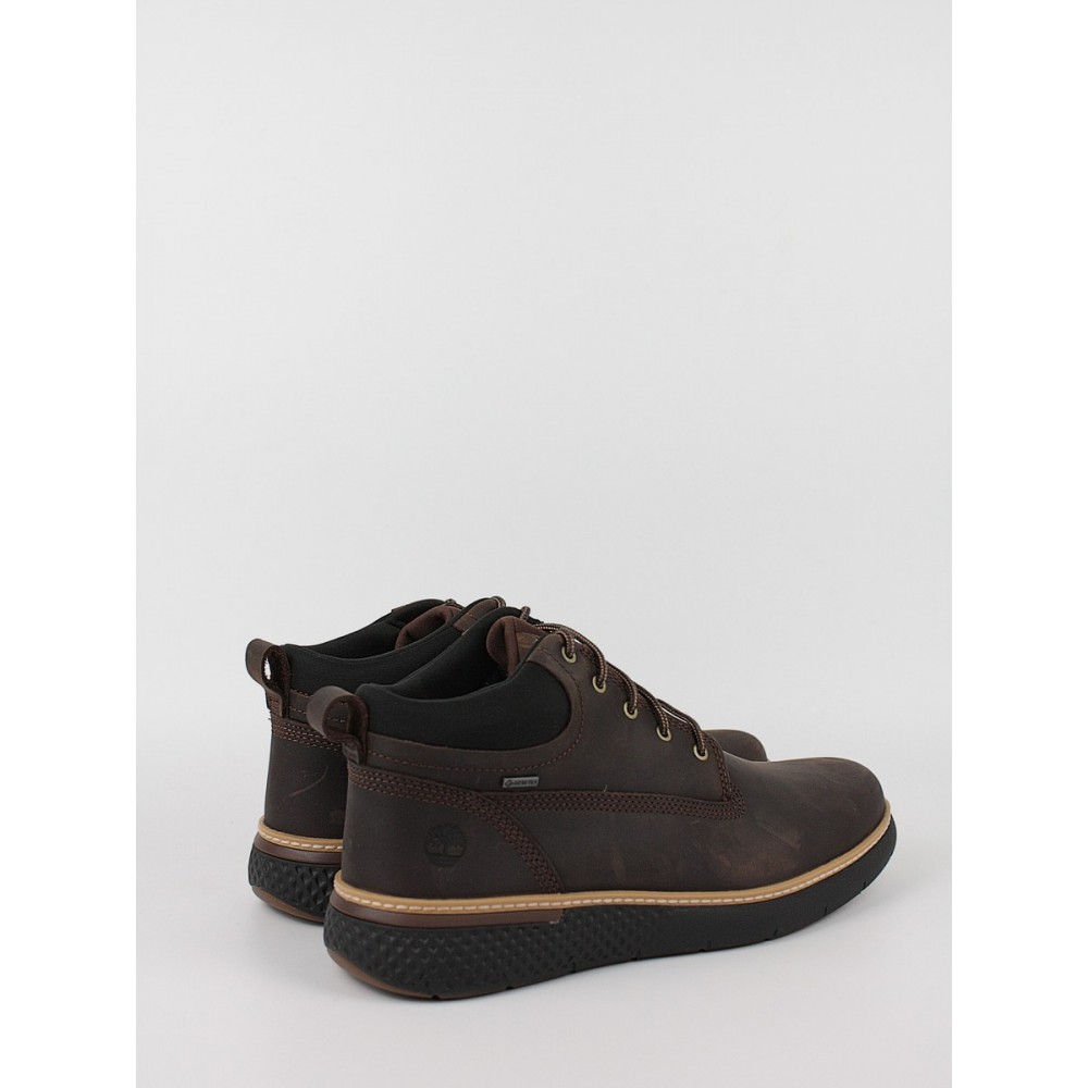 Ανδρικό Μποτάκι Timberland Cross Mark GoreTex Chukka Dkbrn TB0A1TQL9311 Καφέ