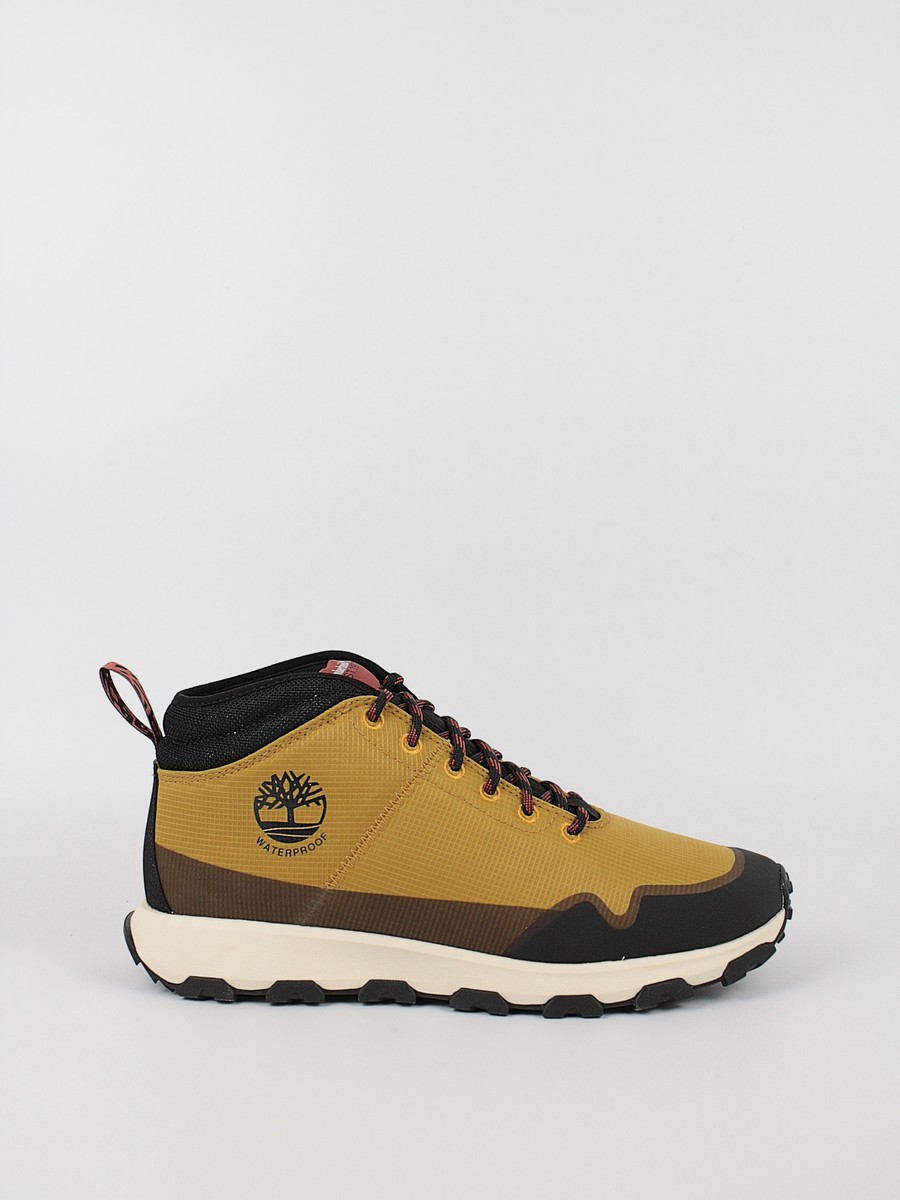 Men's Boot Timberland Winsor Trail Waterproof Mid Fabric TB0A62WM231 Yellow