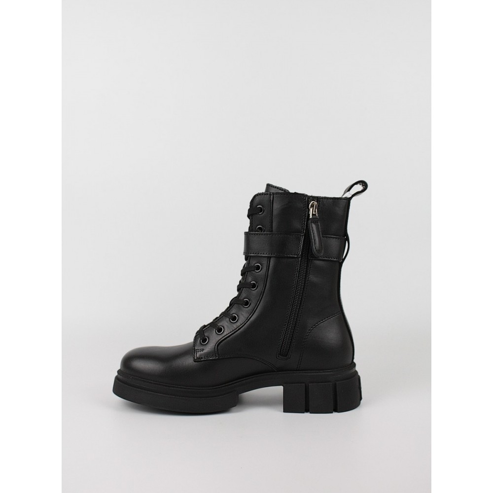 Γυναικεία Μποτάκι Tommy Hilfiger Cool Feminine Bikerboot FW0FW07322-BDS Μαύρο