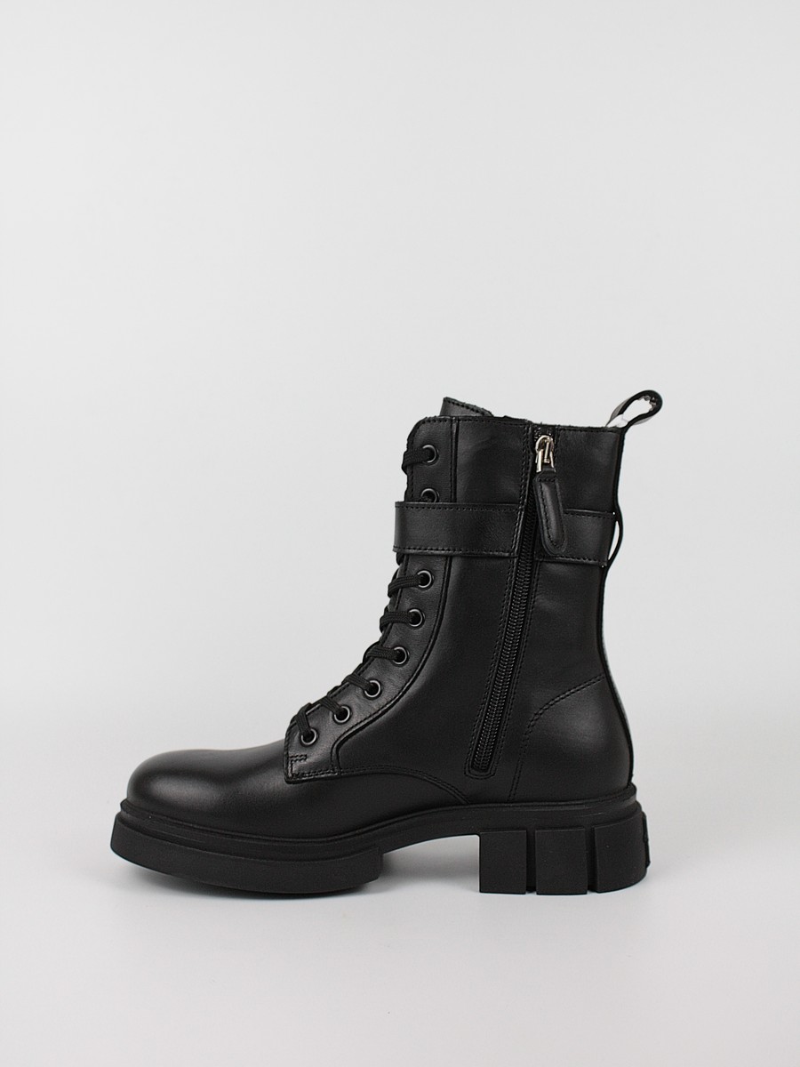 Γυναικεία Μποτάκι Tommy Hilfiger Cool Feminine Bikerboot FW0FW07322-BDS Μαύρο