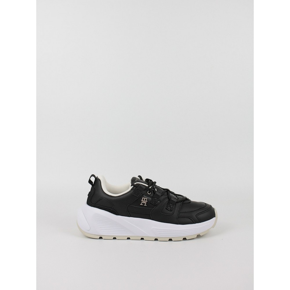 Γυναικεία Sneaker Tommy Hilfiger Th Premium Runner Lthr FW0FW07340-BDS Μαύρο Γυναικεία Sneaker Tommy Hilfiger Th Premium Runner Lthr FW0FW07340-BDS Μαύρο