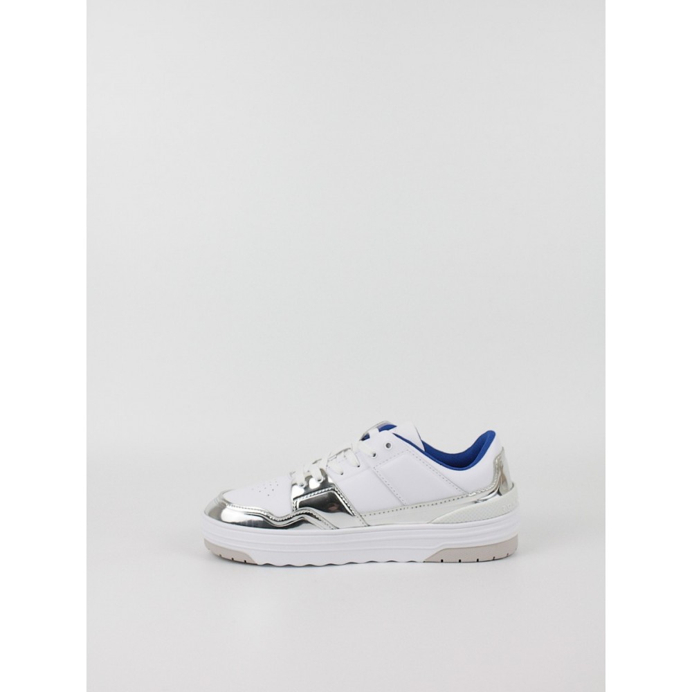 Γυναικεία Sneaker Tommy Hilfiger Th Lo Basket Silver FW0FW07570-0IM Ασπρο